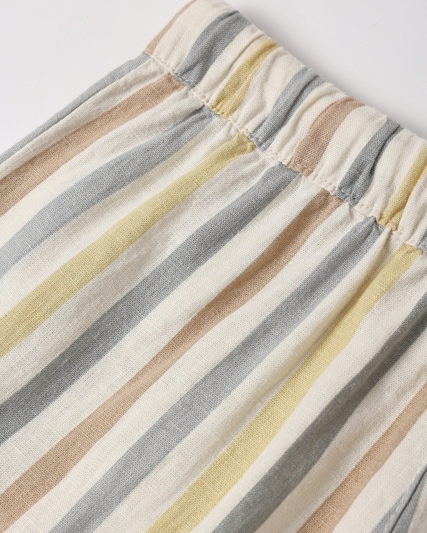 Collared Short Sleeve Shirt + Perry Short Set- Valencia Stripe
