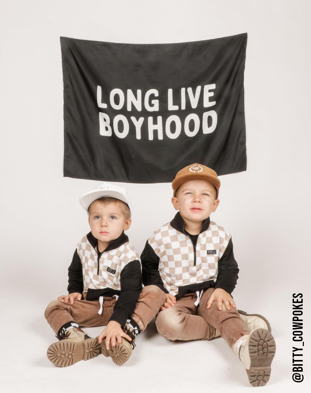 Long Live Boyhood Banner | Boys Room Fabric Wall Sign