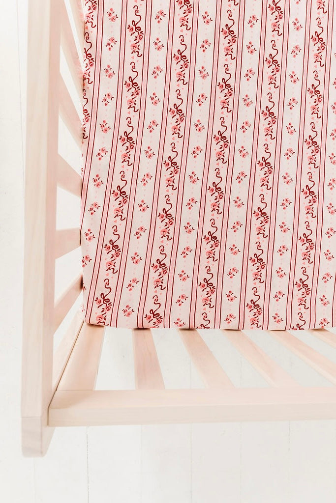 Vintage Love Crib Sheet