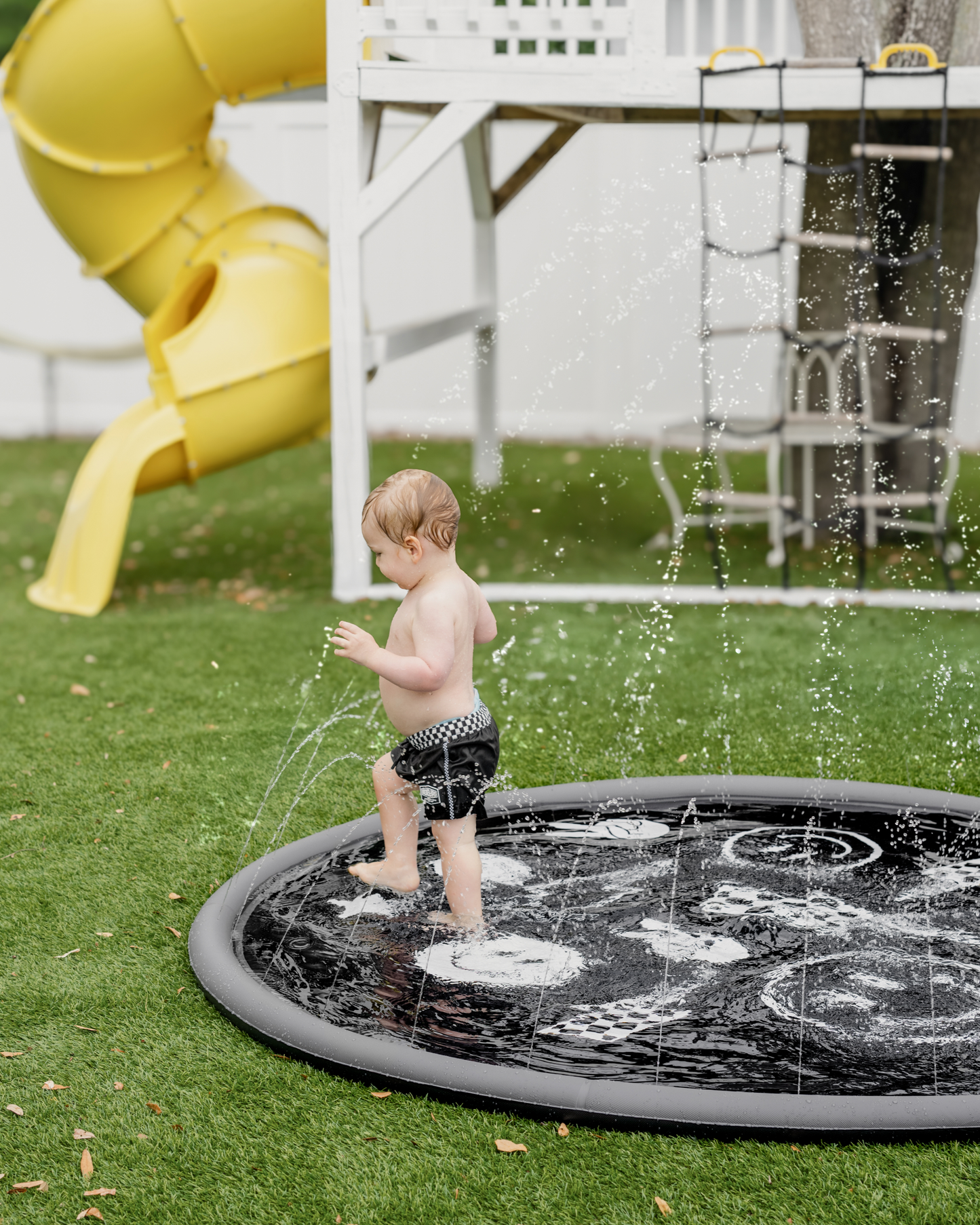Sprinkler Splash Pad for Kids - Oversized Backyard Sprinkler