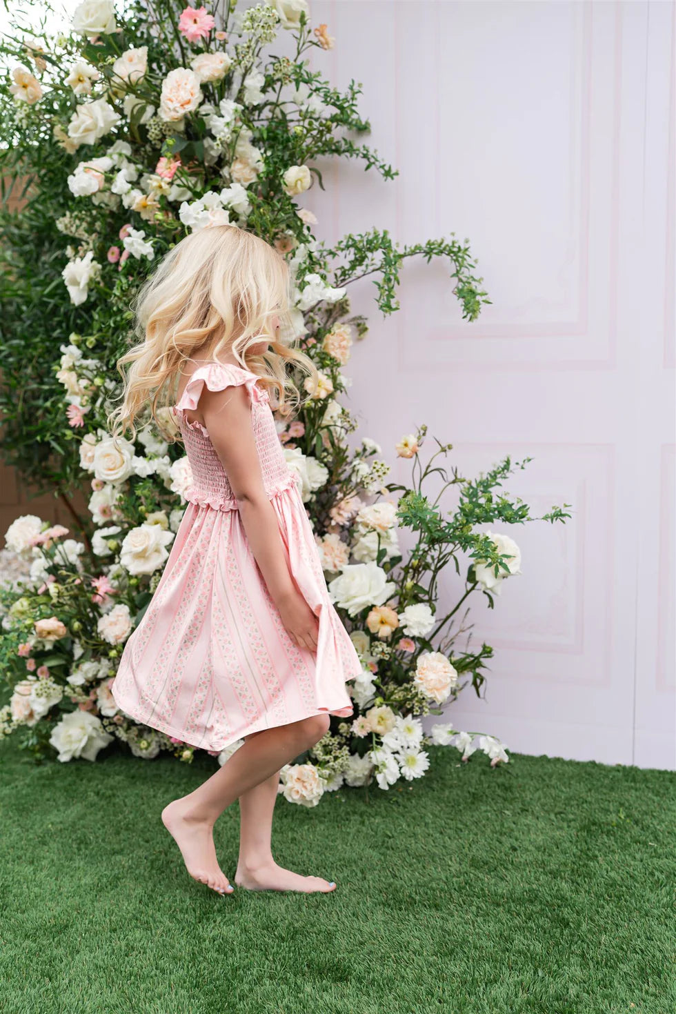 Victoria Smocked Twirl Dress