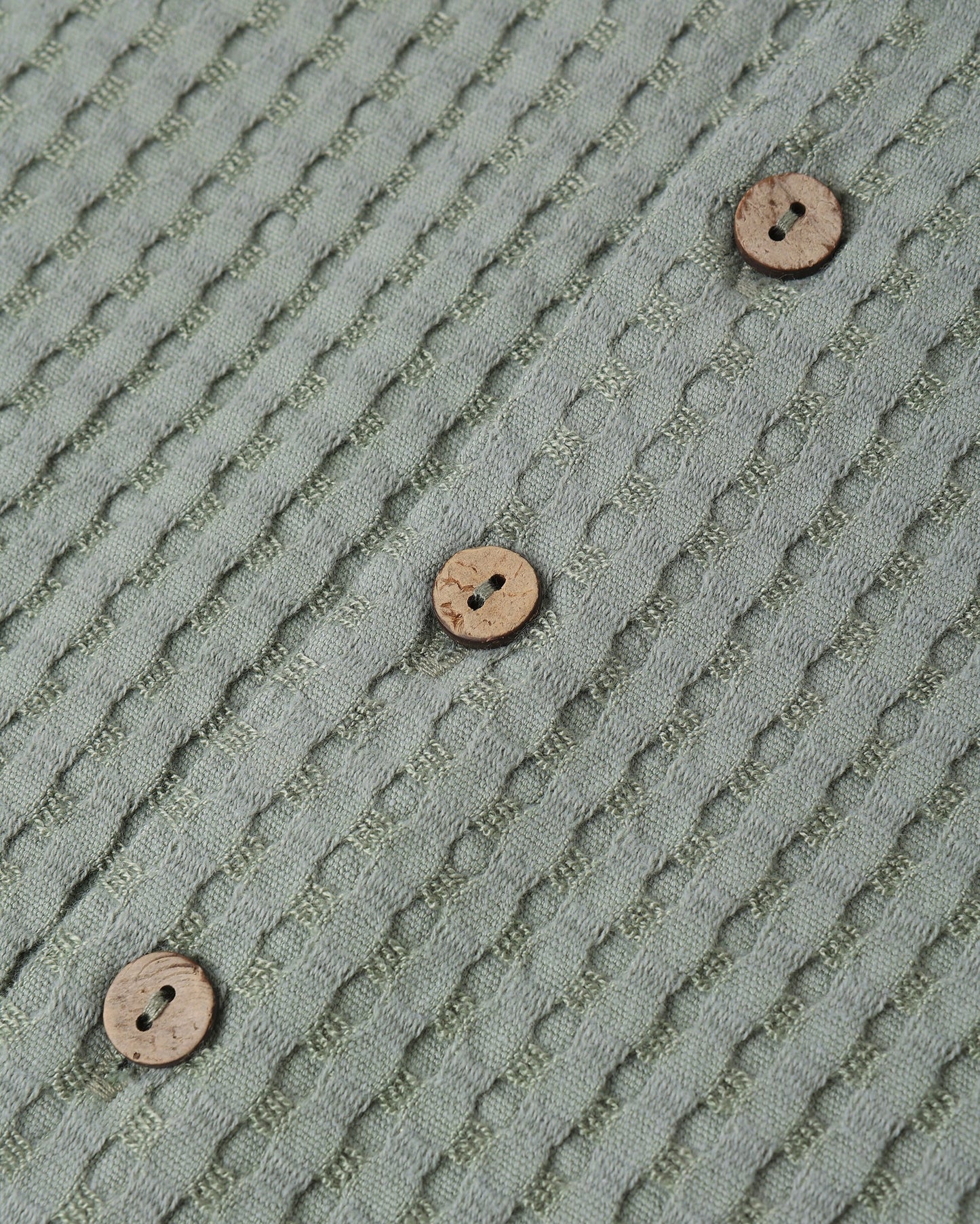 Lapel Collar Shirt Sea Green