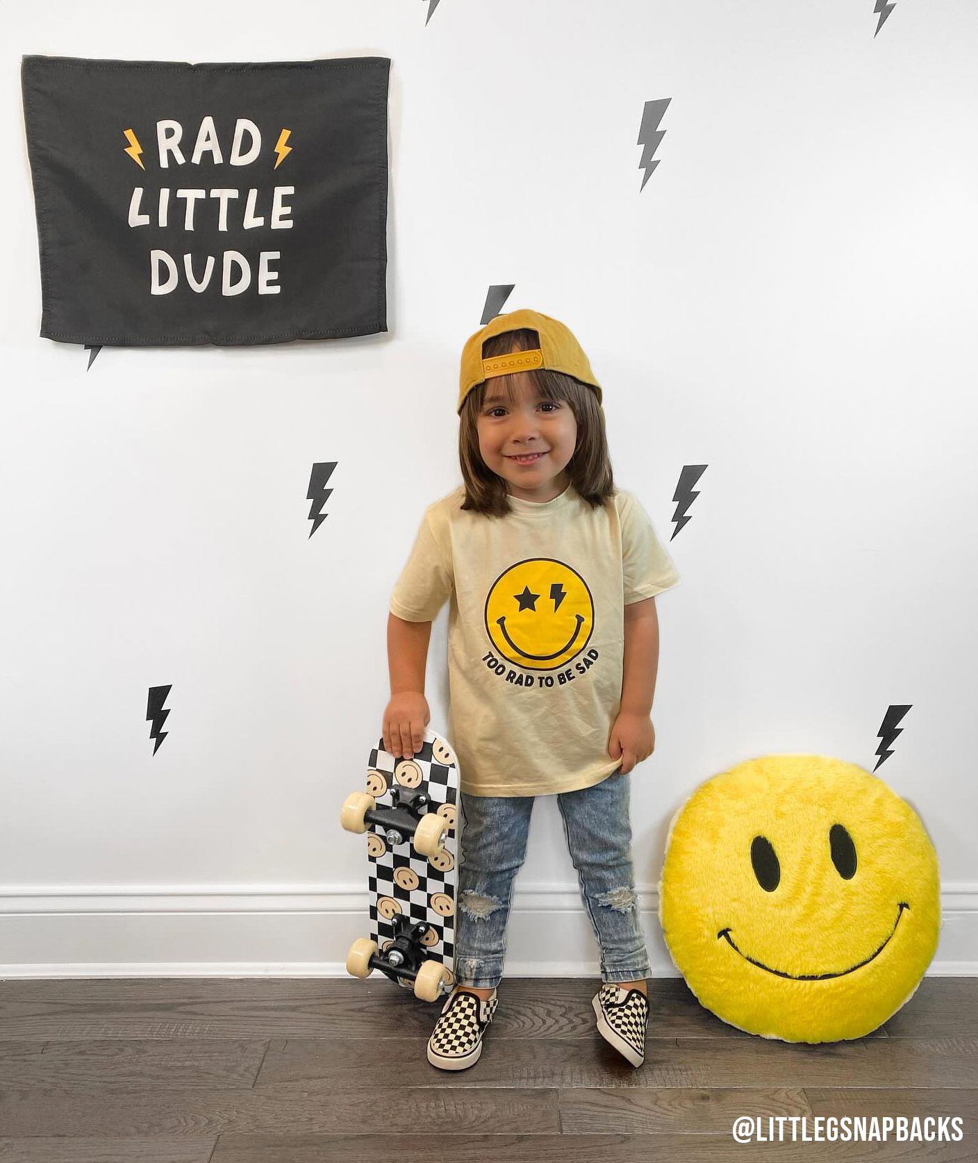 Rad Little Dude Banner - Boys Room Playroom Decor