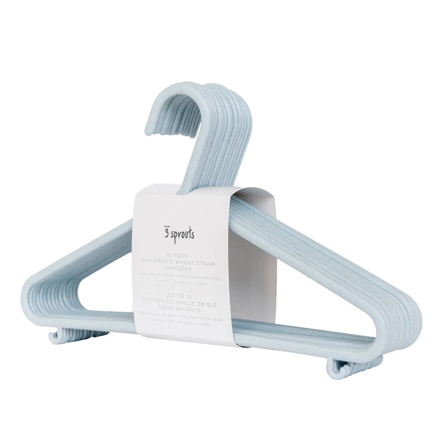 Baby Wheat Straw Hangers (2 Packs of 15)