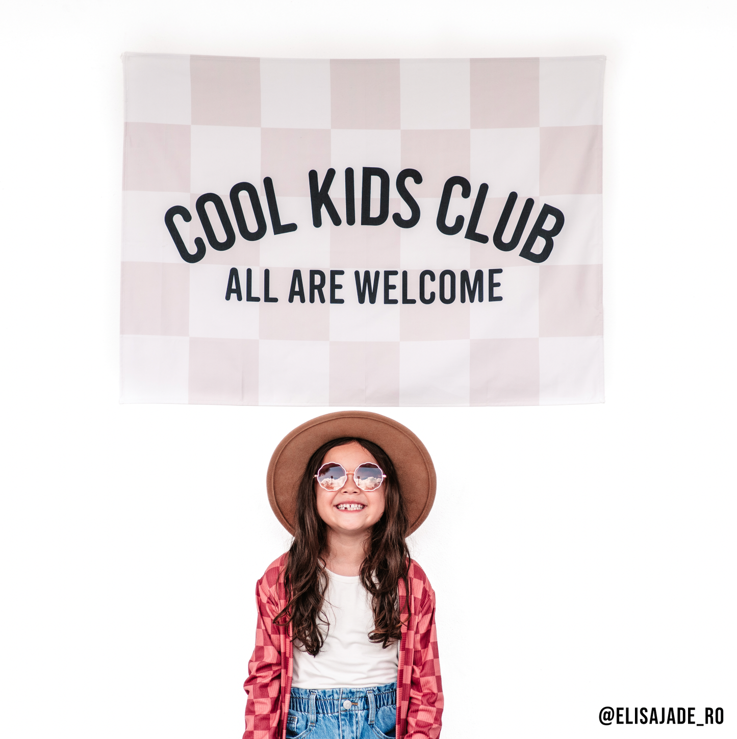 Cool Kids Club Banner | Kids Playroom Wall Decor