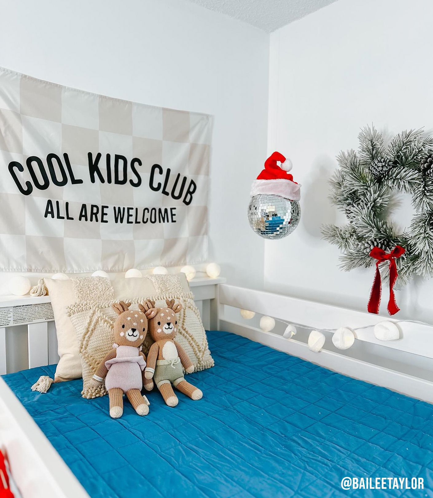 Cool Kids Club Banner | Kids Playroom Wall Decor