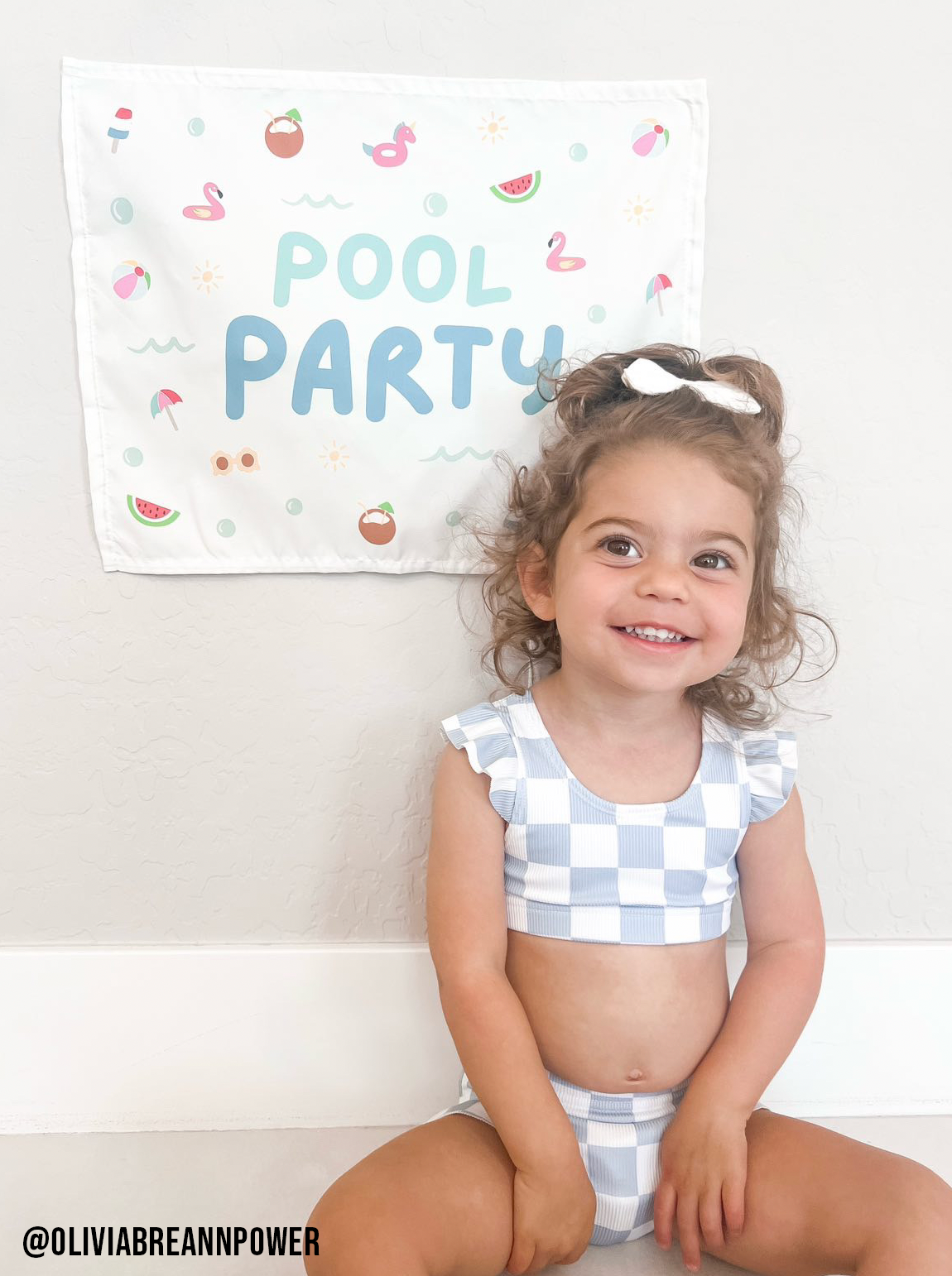 Pool Party Banner - Kids Summer Party Decor