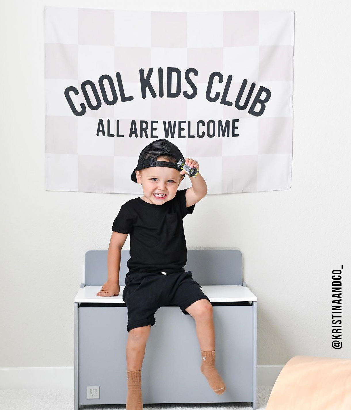 Cool Kids Club Banner | Kids Playroom Wall Decor