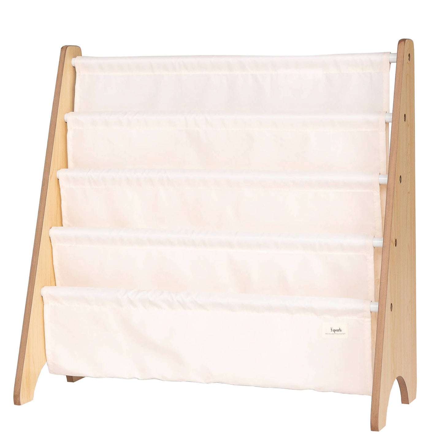 Recycled Fabric Kids Book Rack - Solid Colours