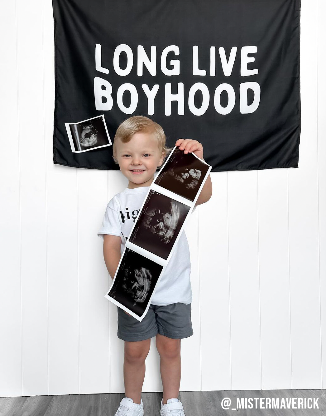 Long Live Boyhood Banner | Boys Room Fabric Wall Sign