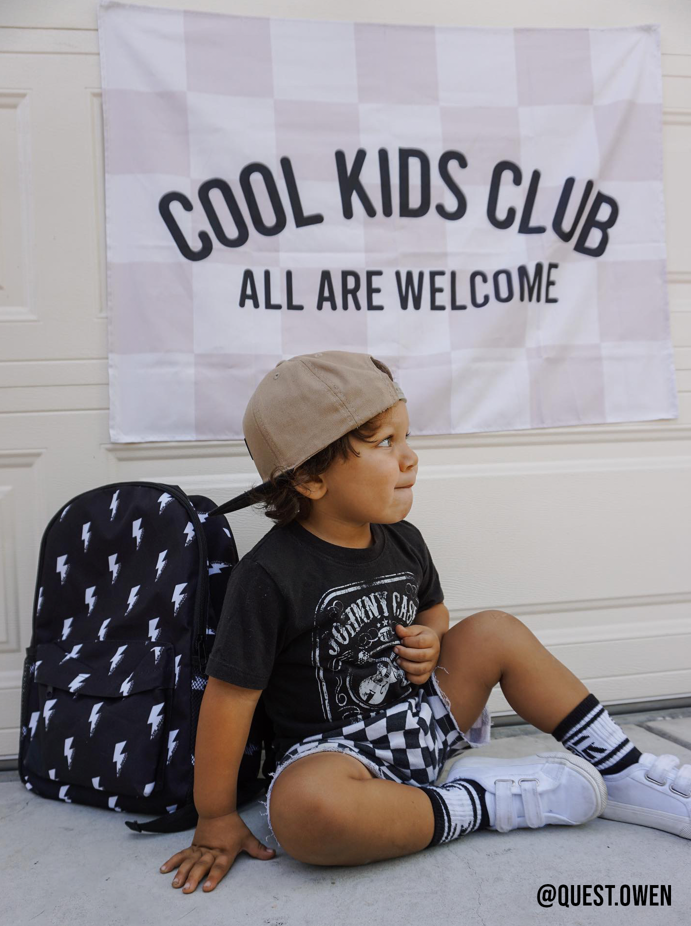 Cool Kids Club Banner | Kids Playroom Wall Decor