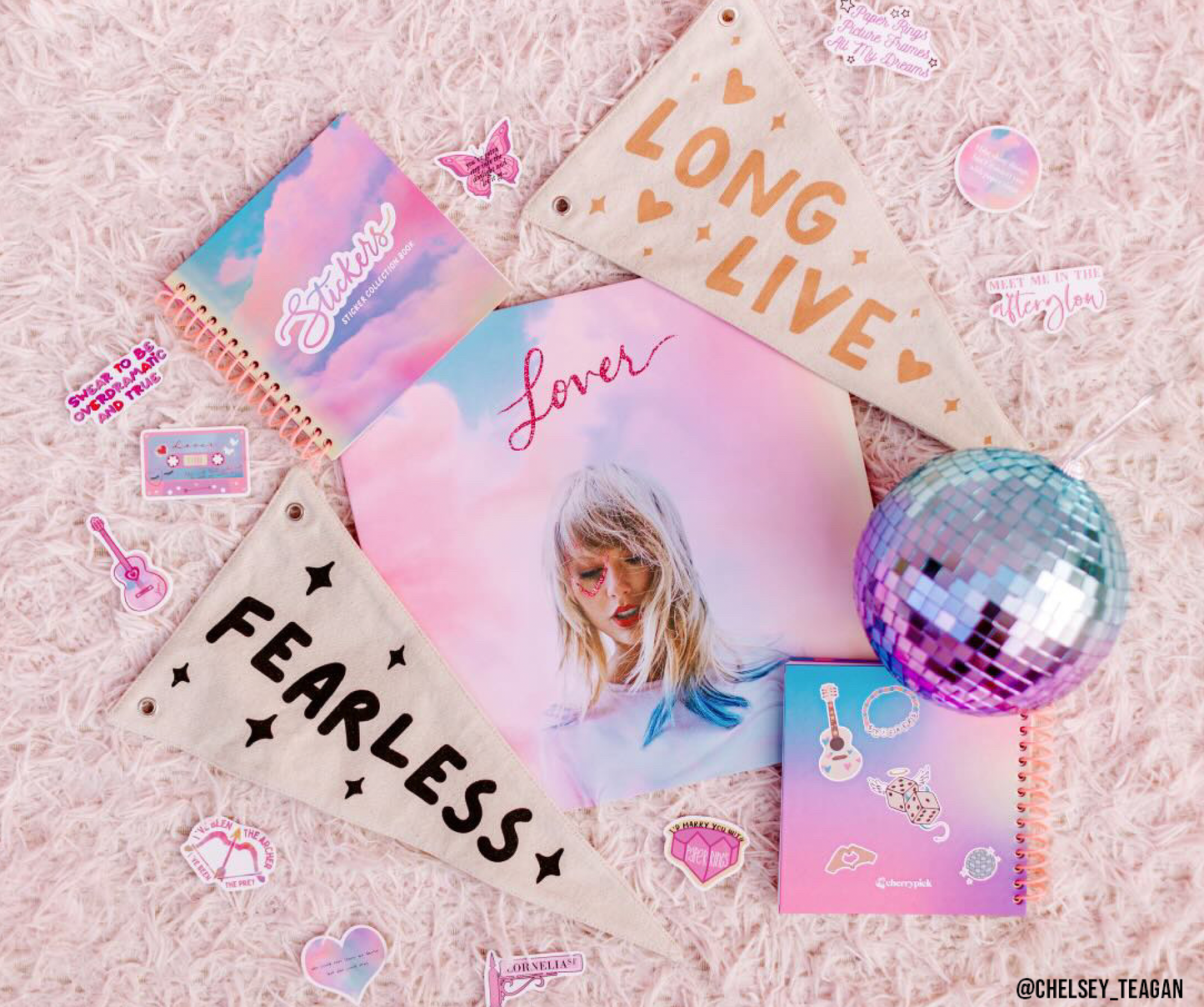 Taylor Swift Lover Sticker Collection Book for Swifties