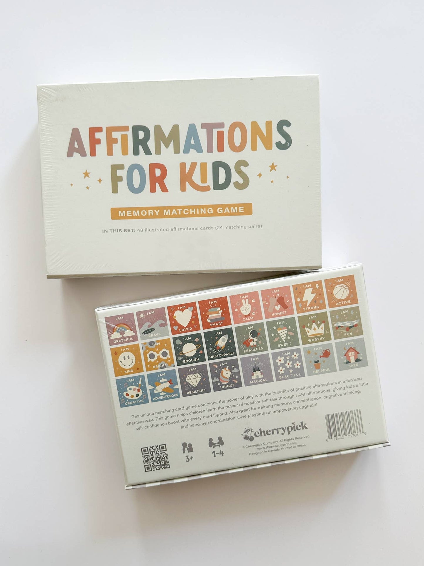 Affirmations for Kids Memory Matching Game