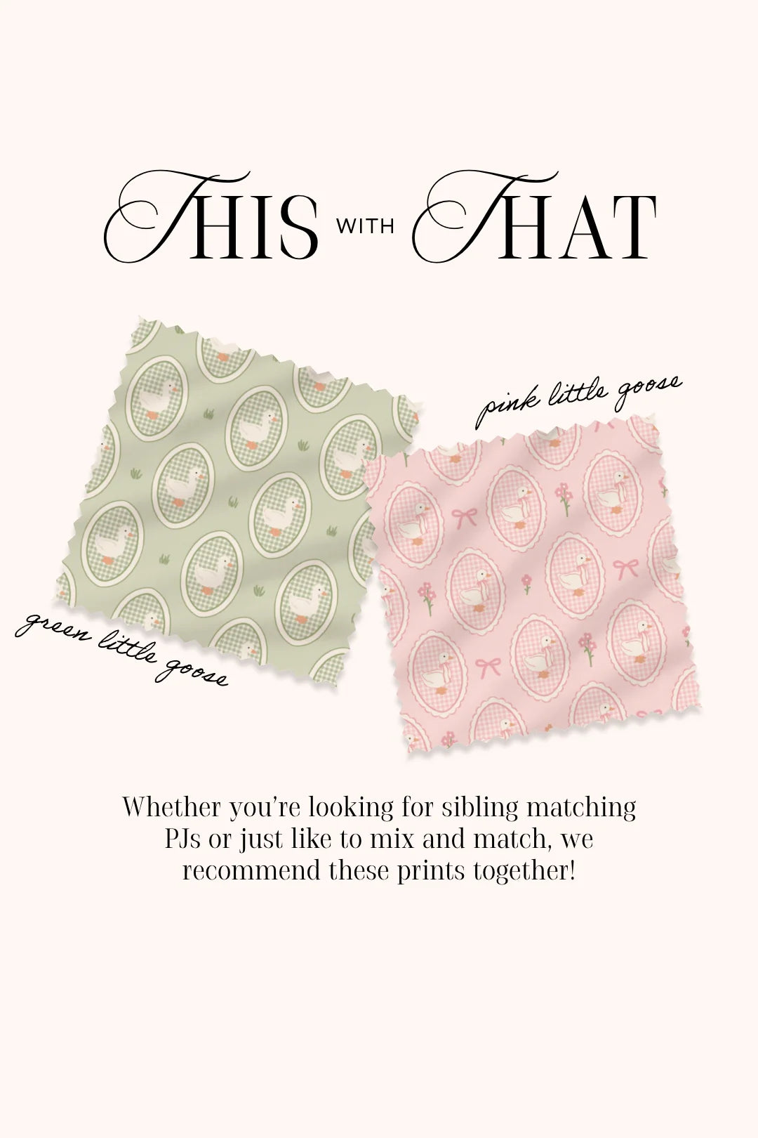 Pink Little Goose Two Piece Set