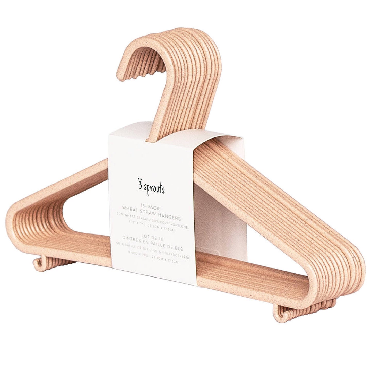 Baby Wheat Straw Hangers (2 Packs of 15)