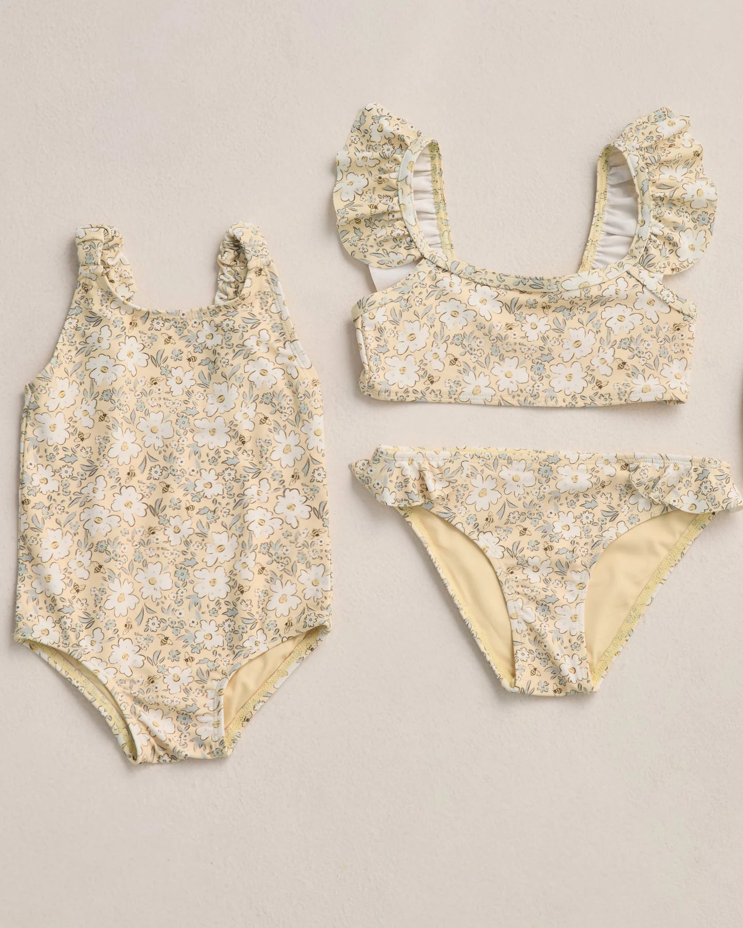 Scrunch One-Piece Lemon Meadow
