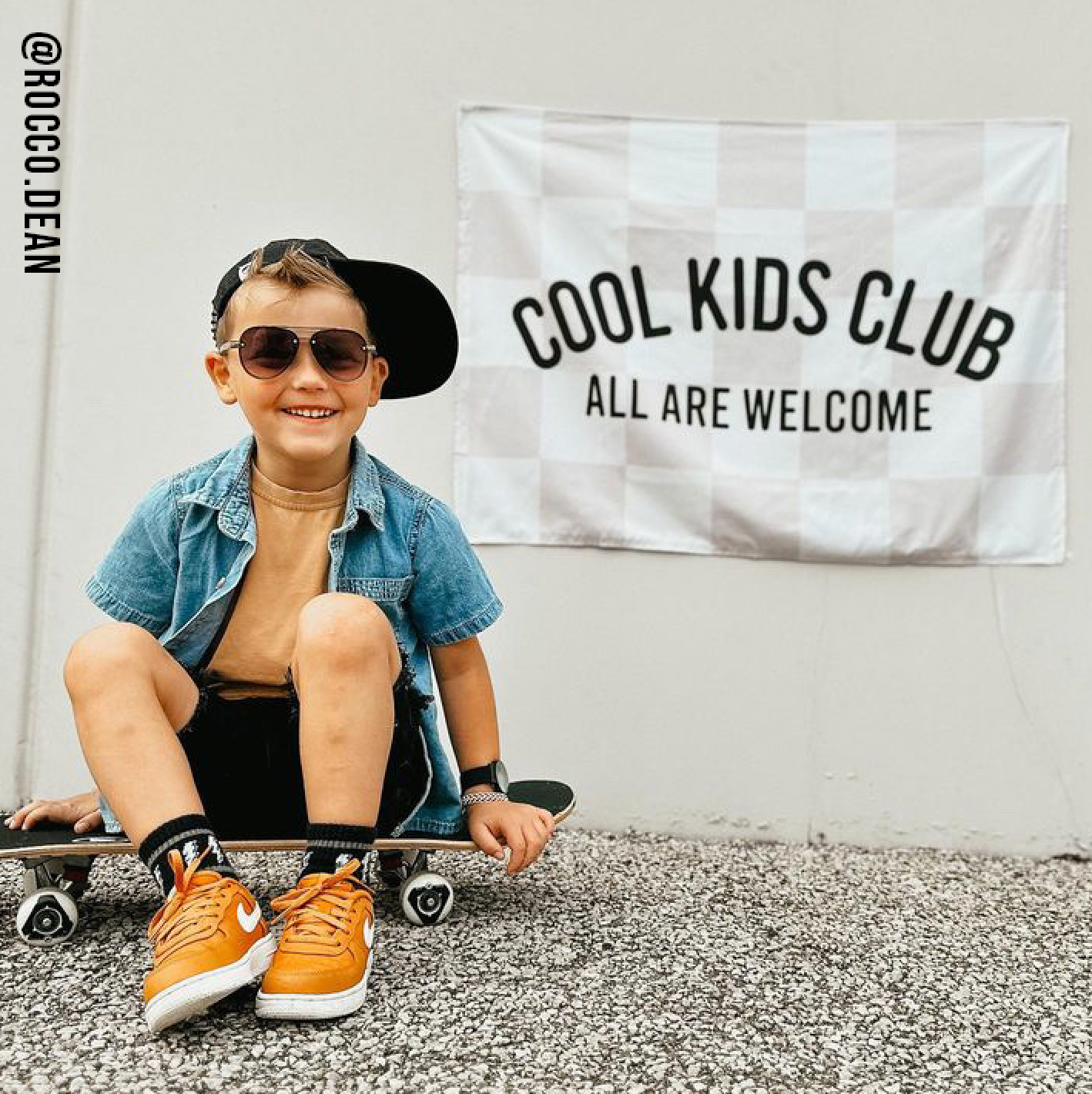 Cool Kids Club Banner | Kids Playroom Wall Decor