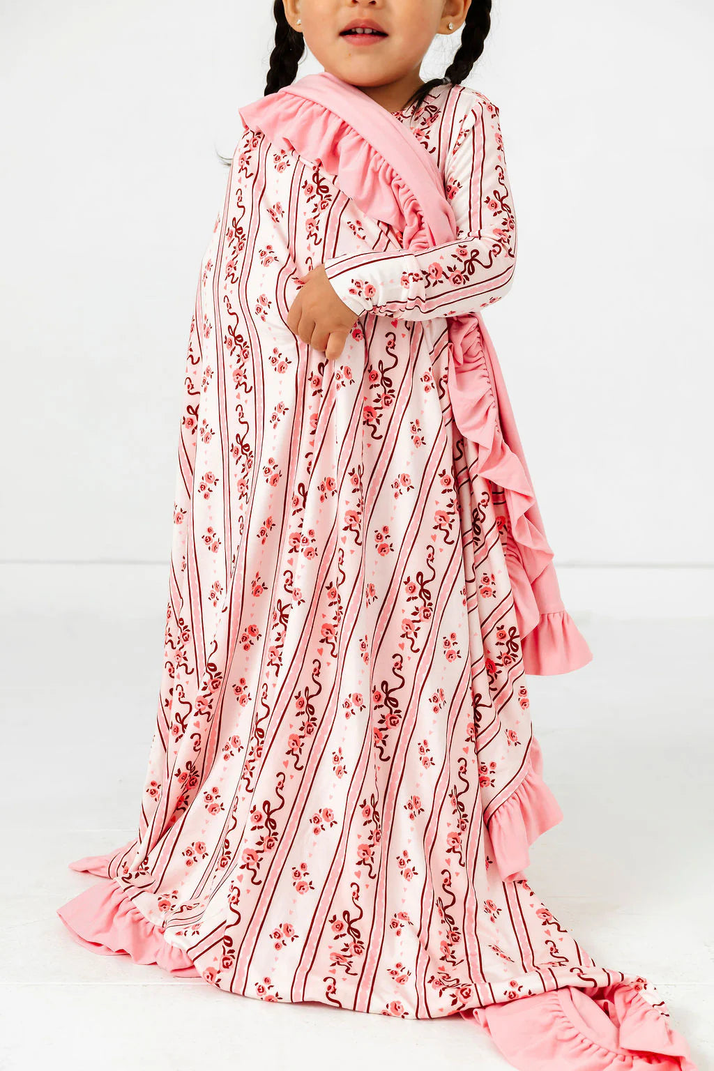 Vintage Love Ruffle Blanket