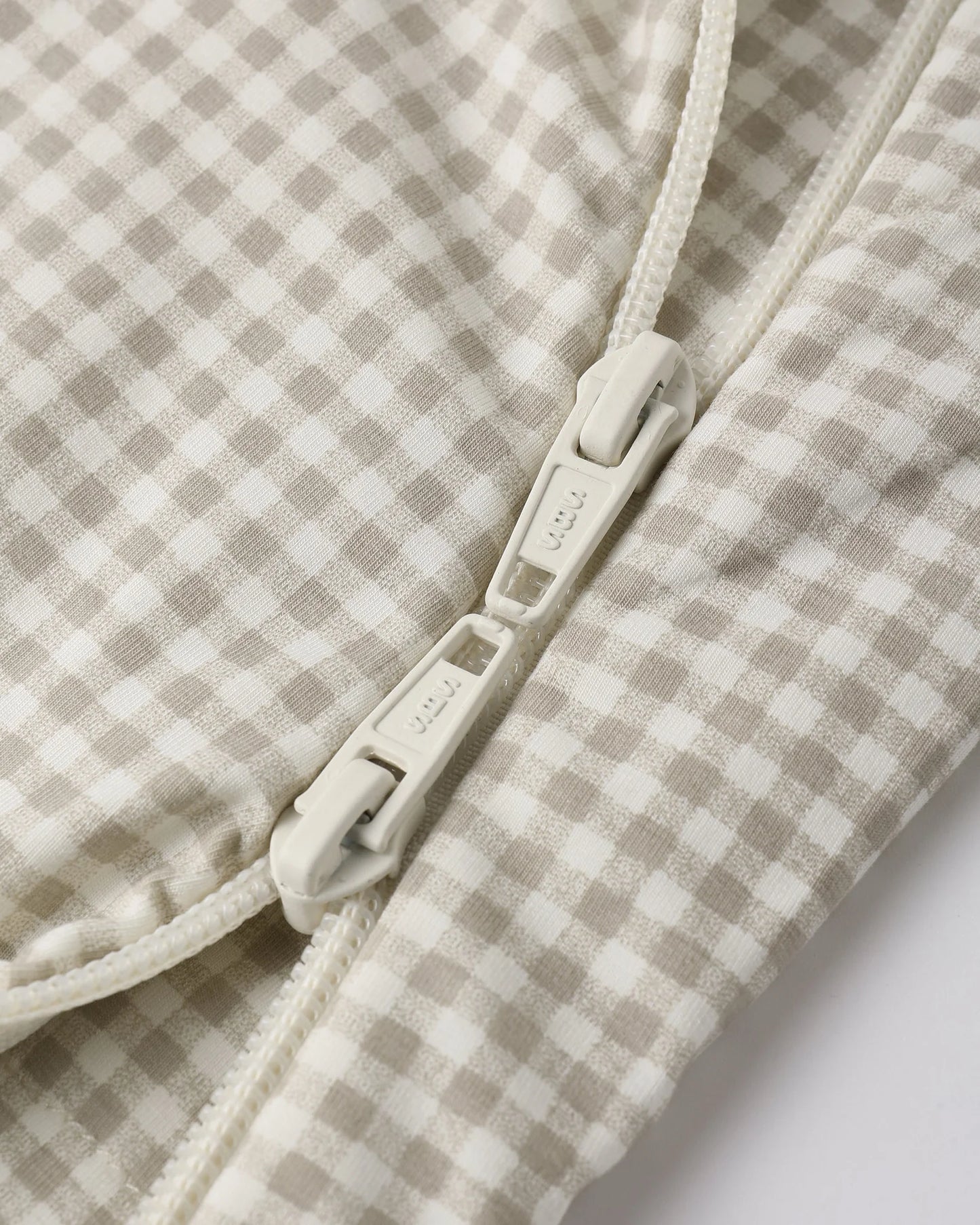 Bamboo Sleep Bag Oat Gingham