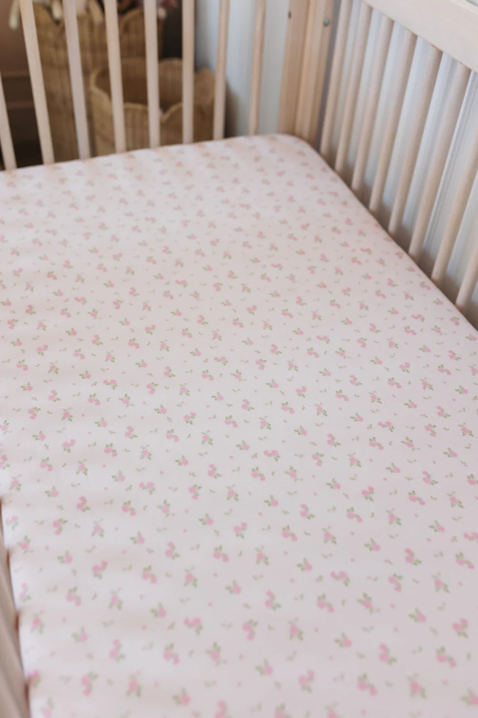 Haven Floral Crib Sheet