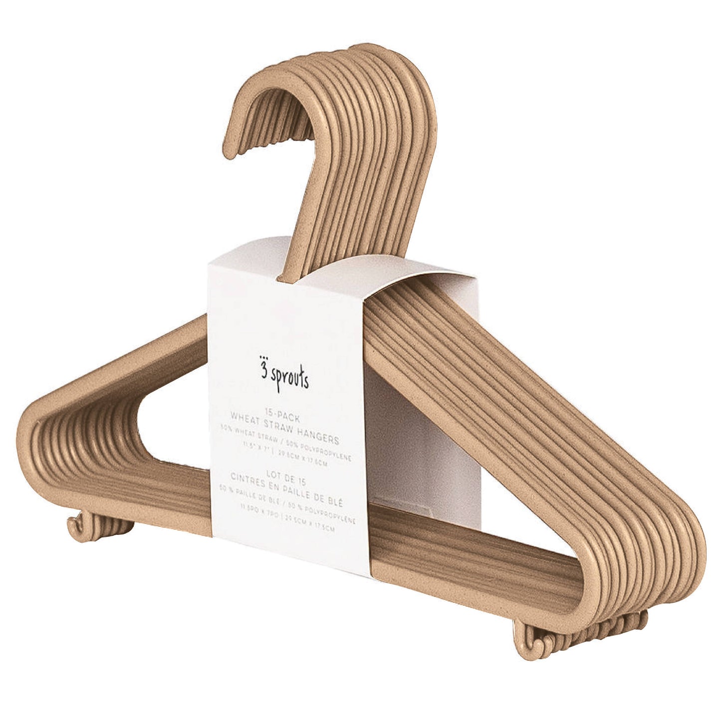 Baby Wheat Straw Hangers (2 Packs of 15)