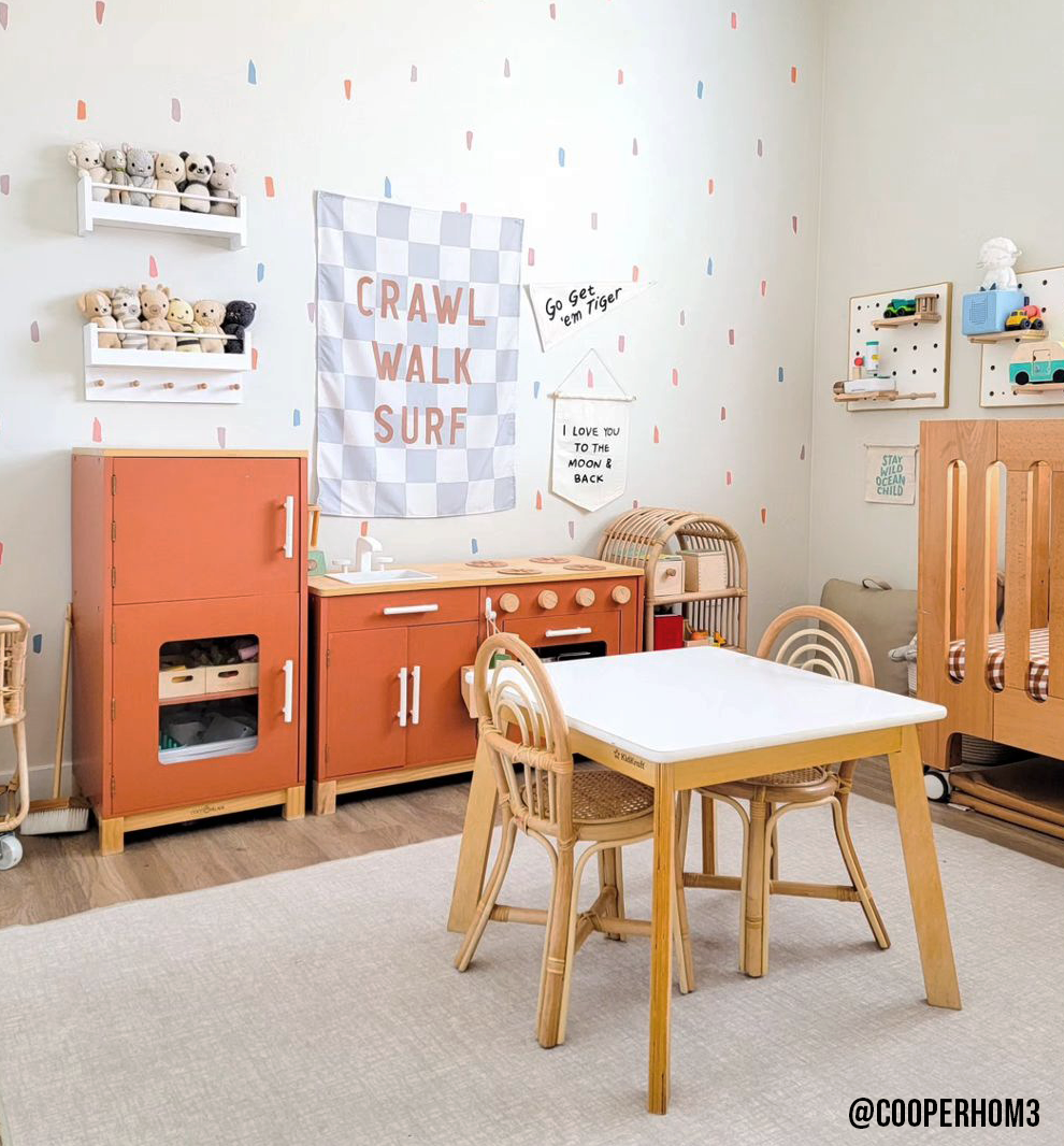 Crawl Walk Surf Banner | Kids Boho Beach Nursery Decor