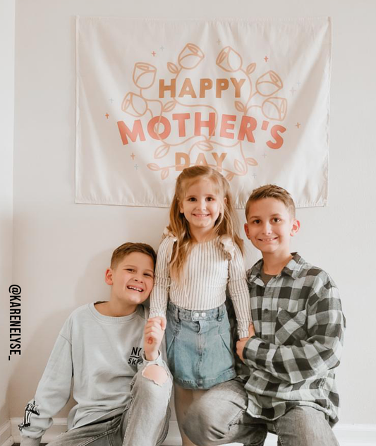 Happy Mother's Day Banner | Mother's Day Gift | Wall Decor