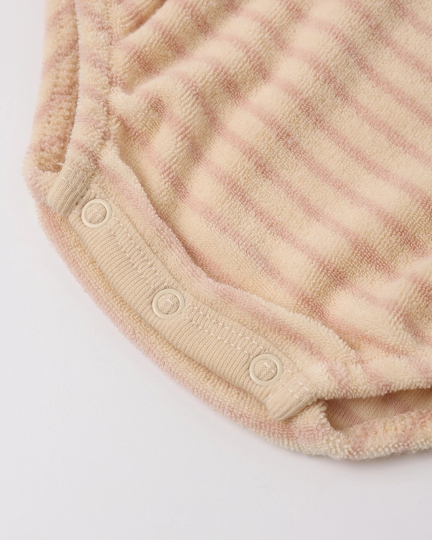 Nala Romper || Pink Stripe