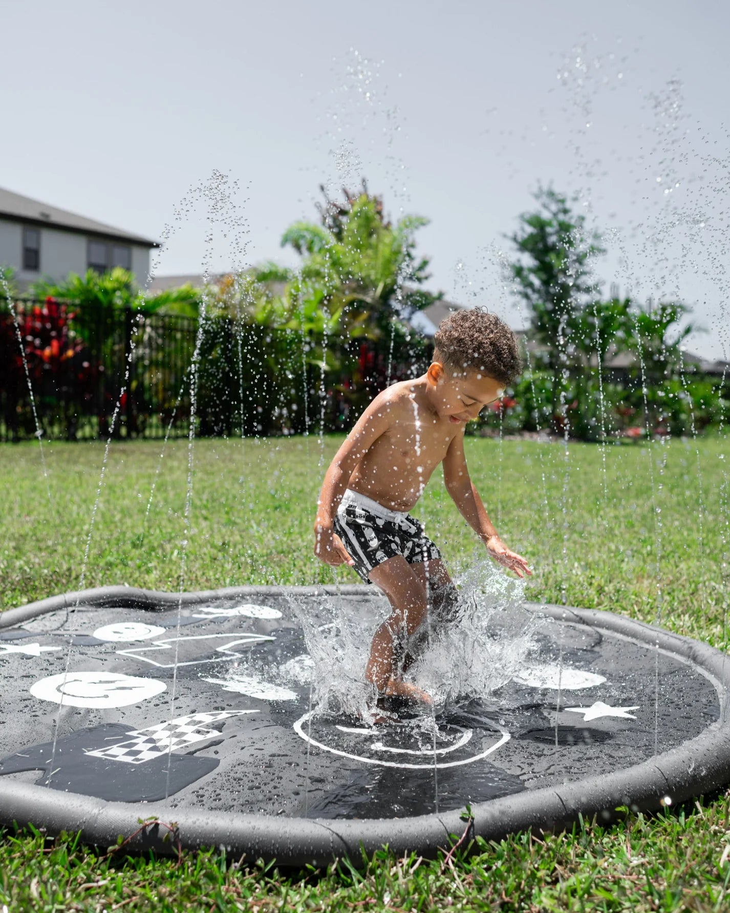 Sprinkler Splash Pad for Kids - Oversized Backyard Sprinkler