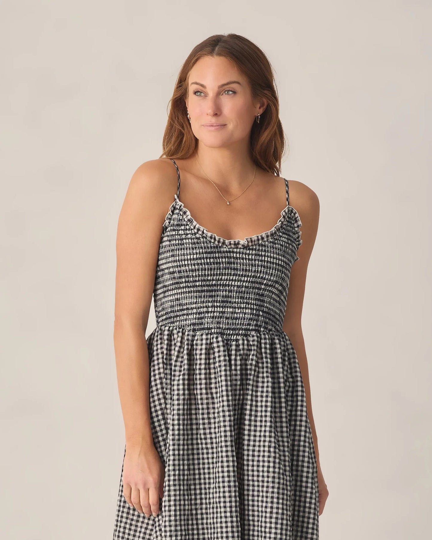 Women's Chrissy Dress Black Check