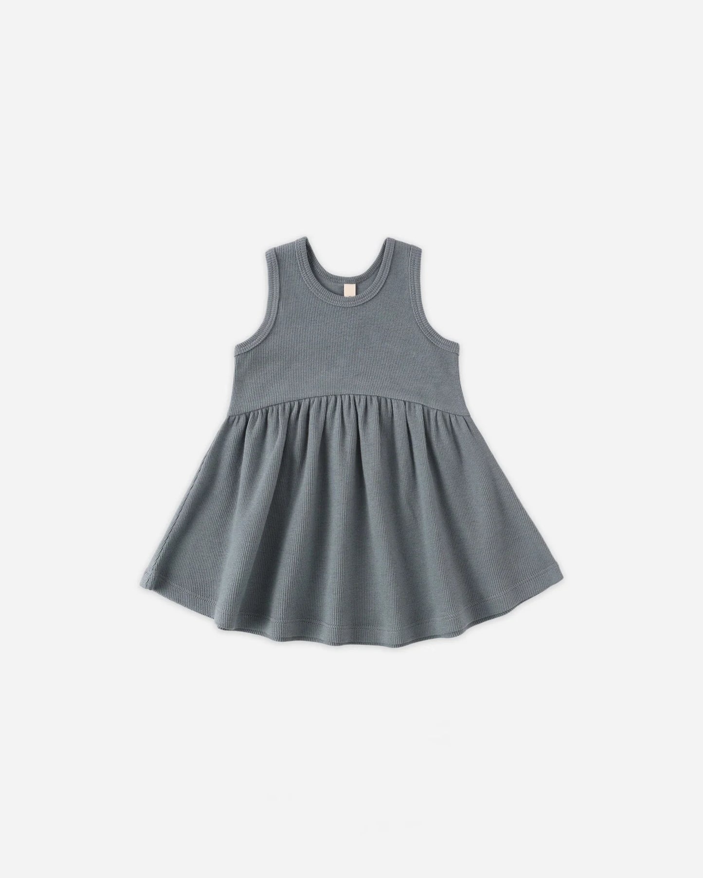 Ribbed Tank Dress Ocean