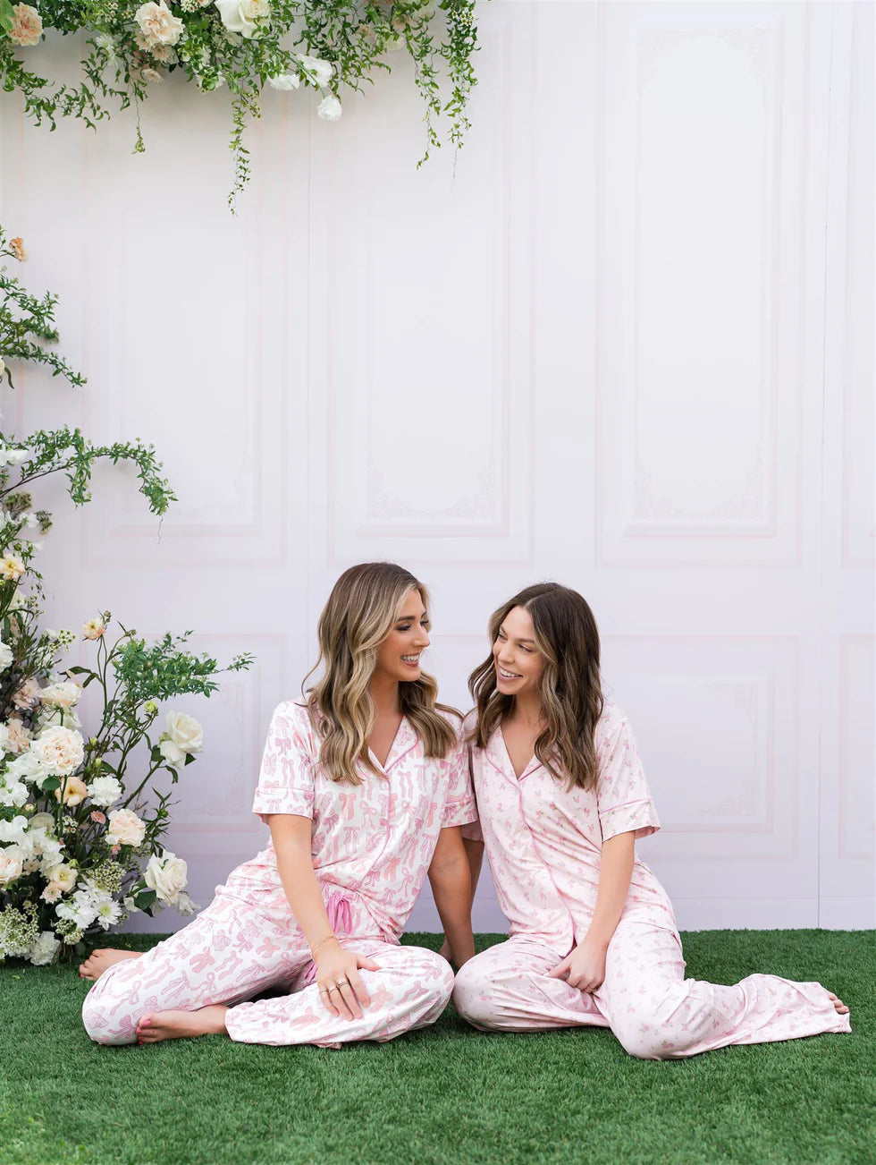 Spring Floral Bows Women's Set