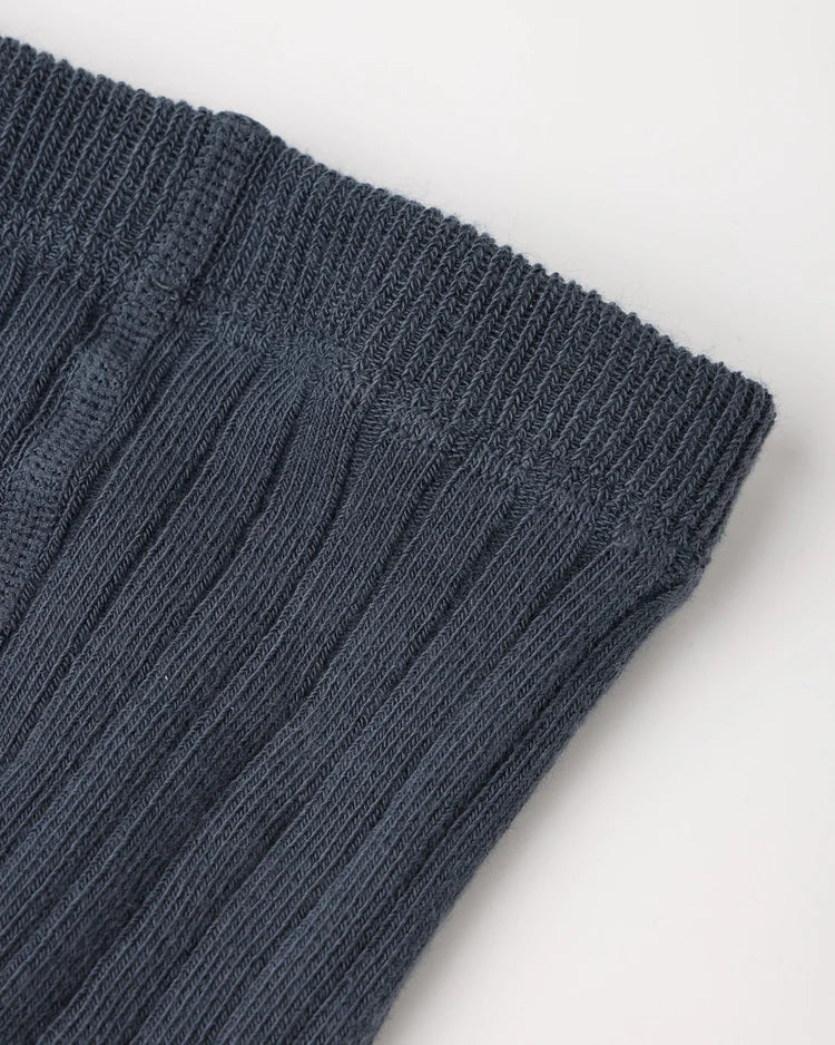 Ribbed Tights | Midnight