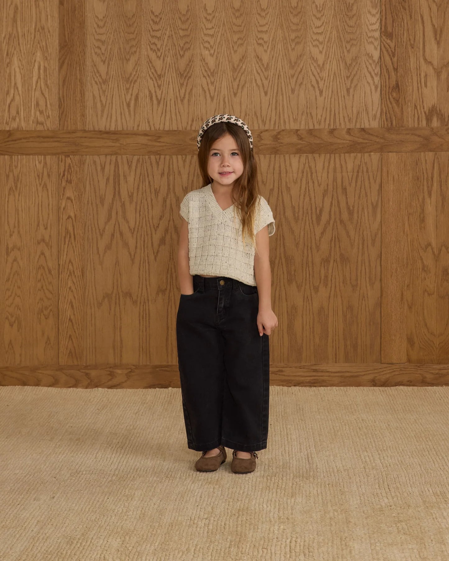 Straight Leg Pant || Washed Black