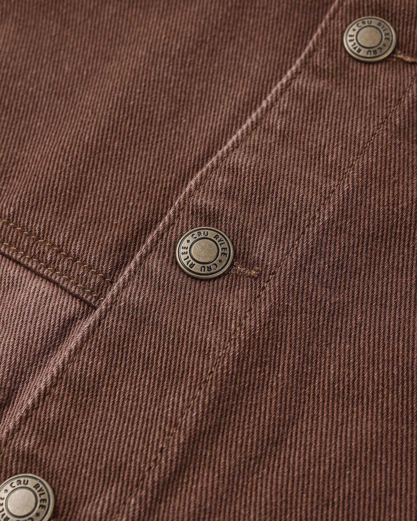 Denim Jacket || Brown