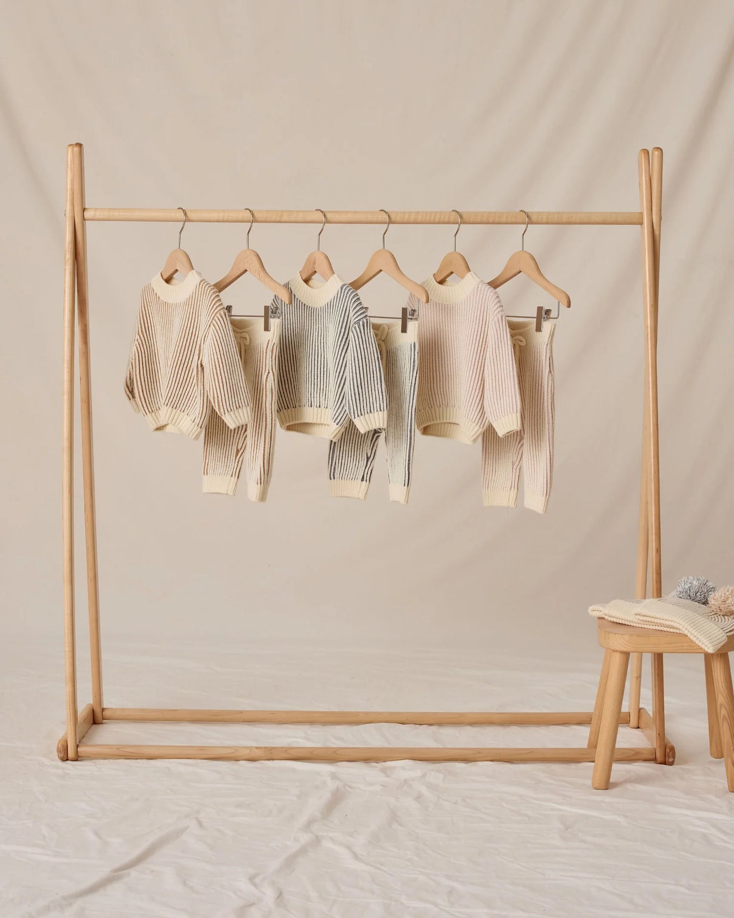 Relaxed Knit Sweater + Pant Set|| Gold