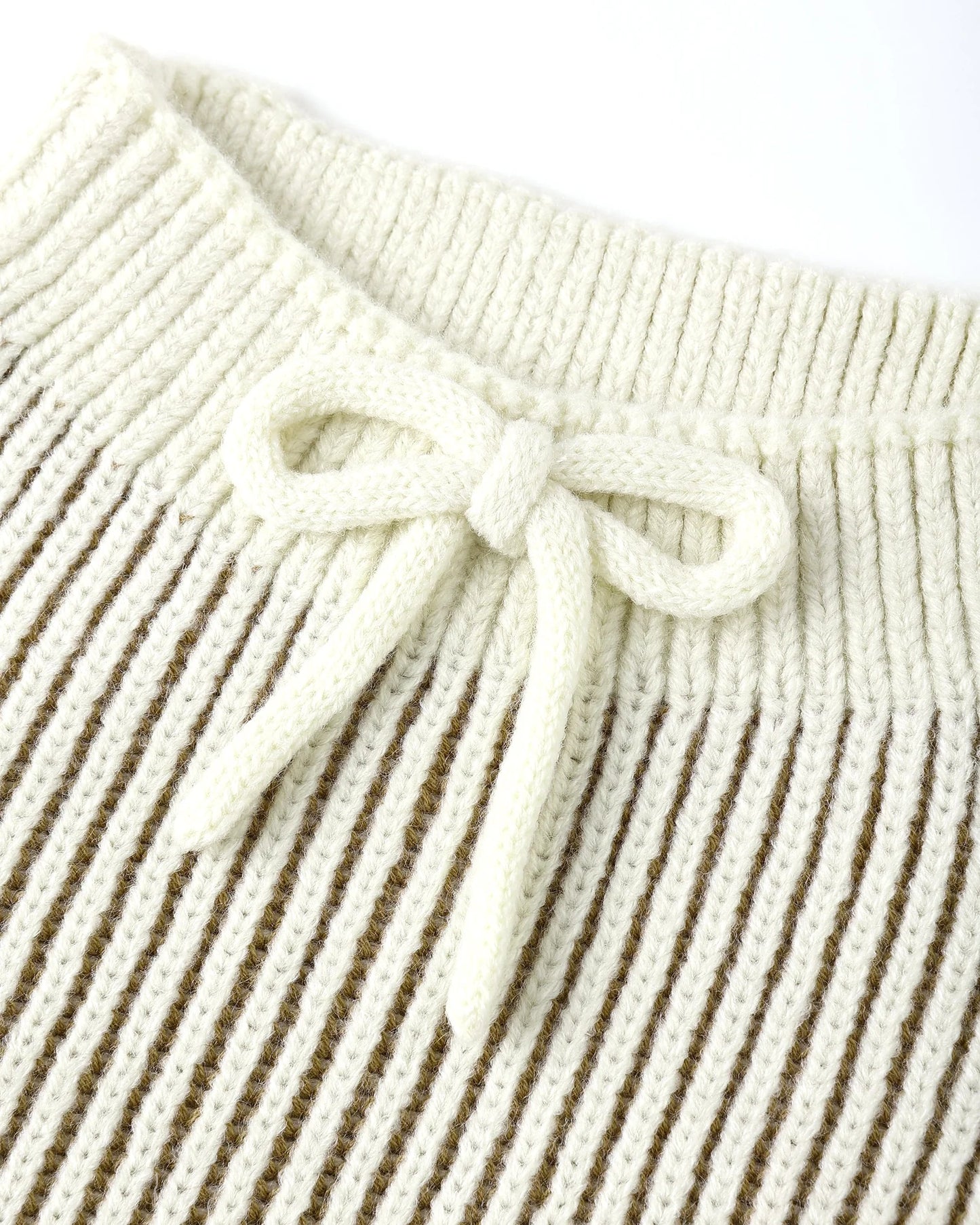 Relaxed Knit Sweater + Pant Set|| Gold
