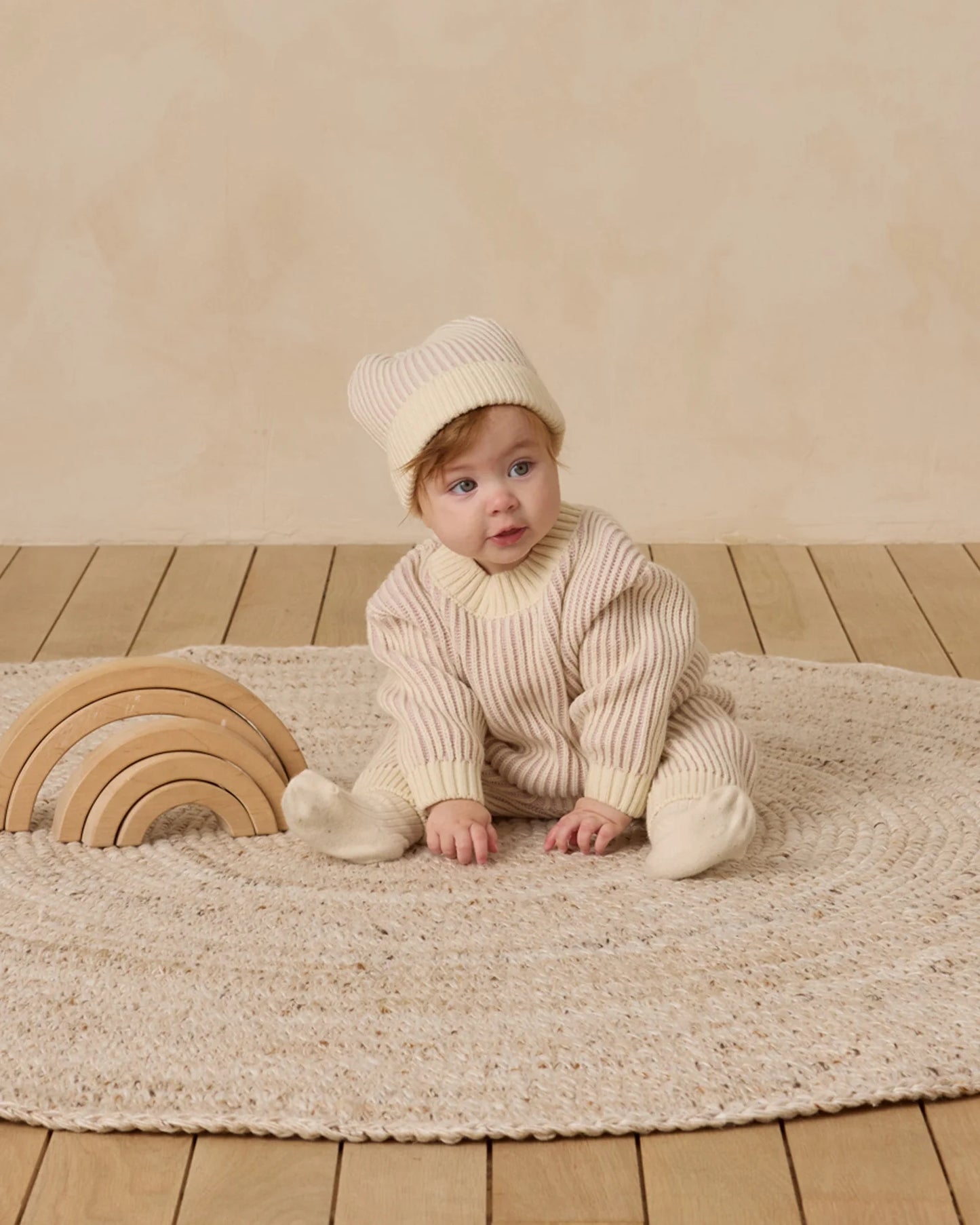 Relaxed Knit Sweater + Pant Set || Lilac