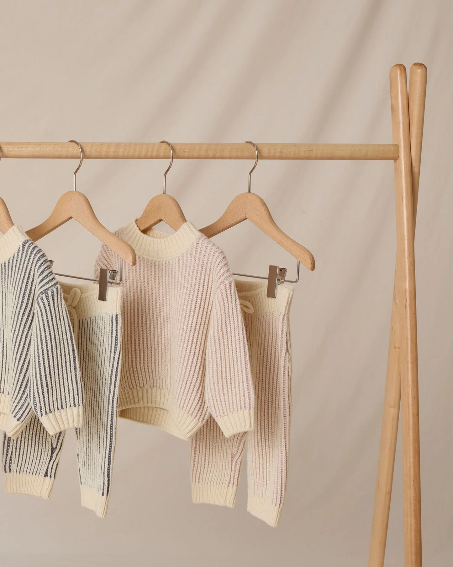 Relaxed Knit Sweater + Pant Set || Lilac