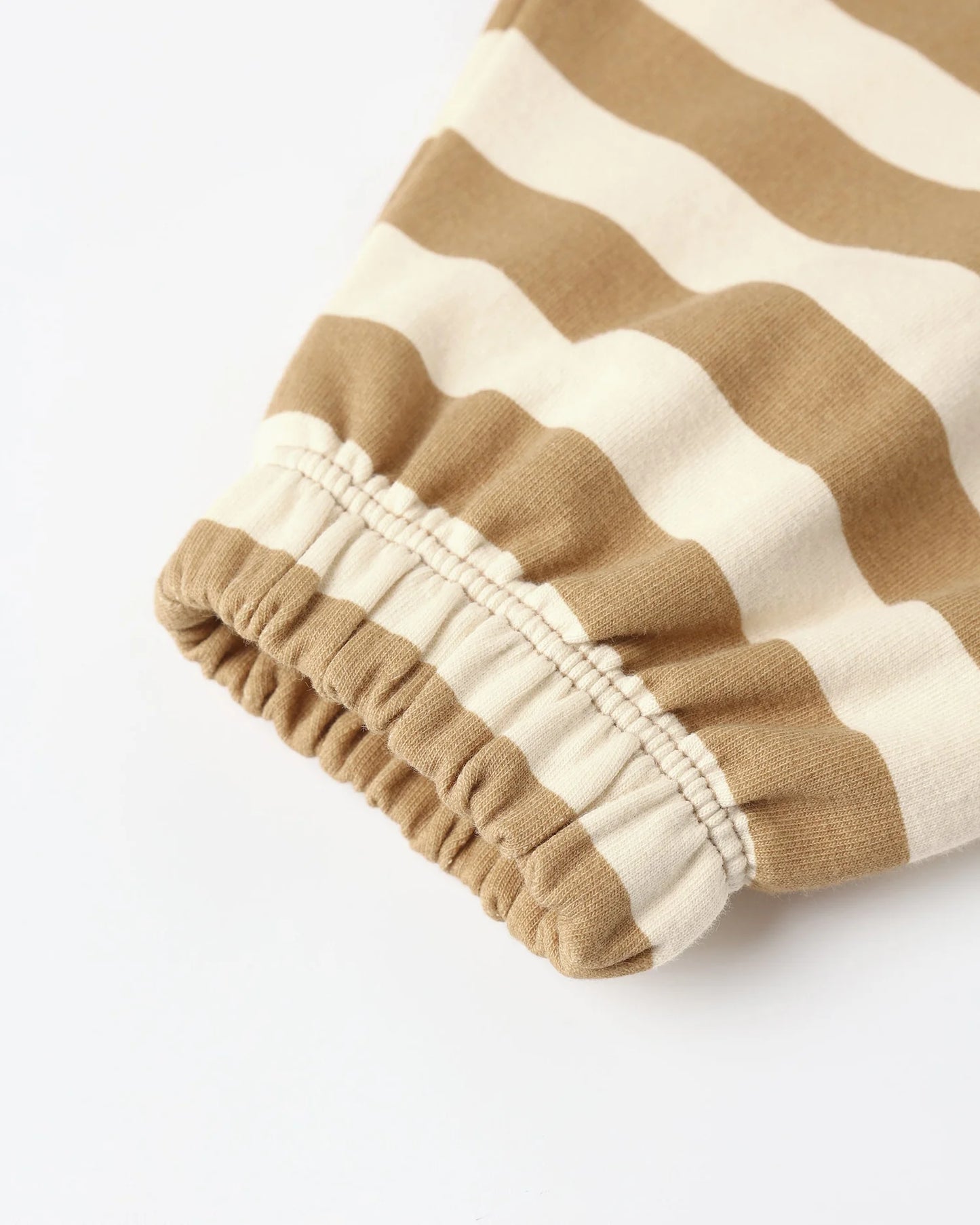 Oversized Crew Sweatshirt + Pant Set || Gold Stripe