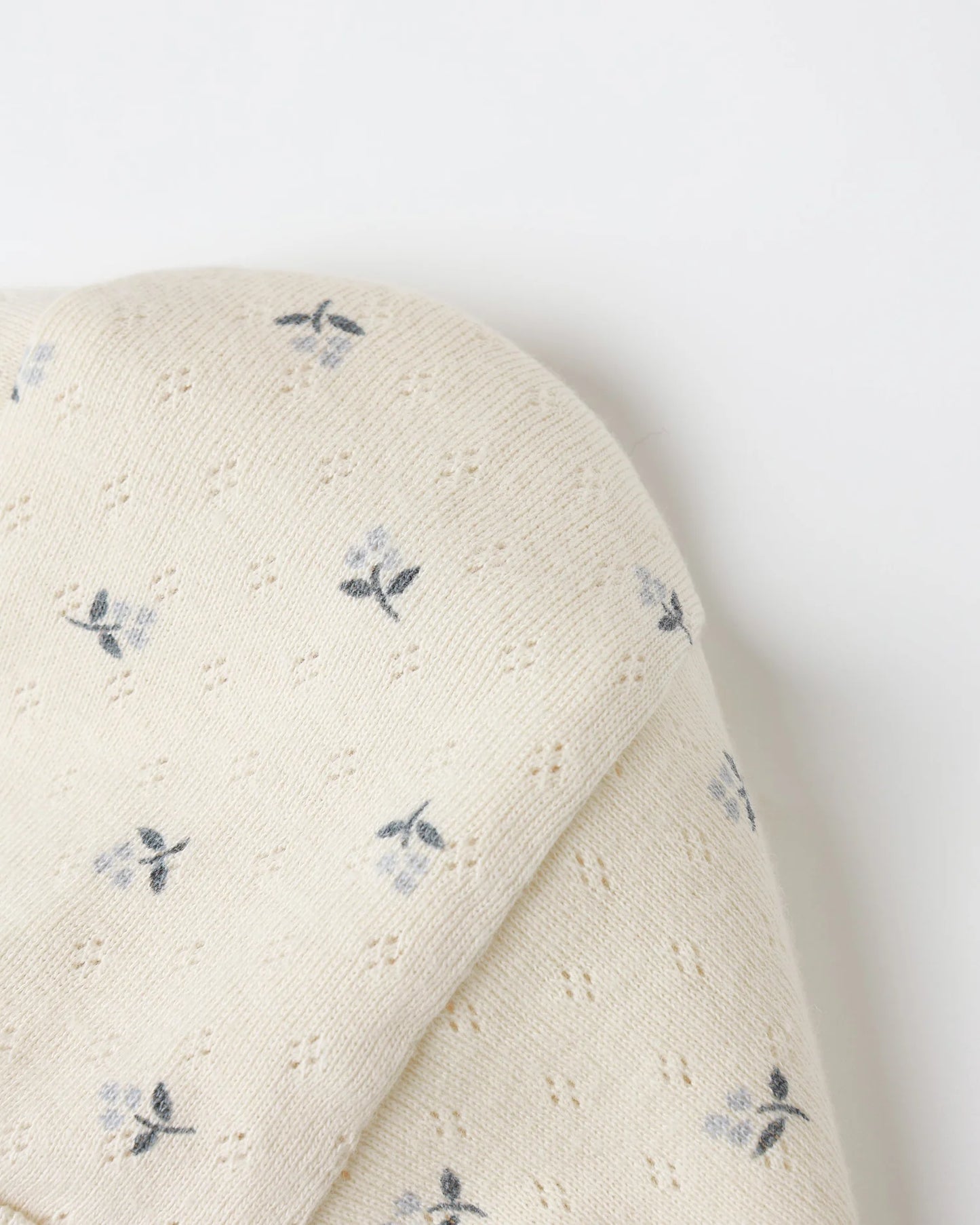 Ruffle Jumpsuit || Blue Ditsy