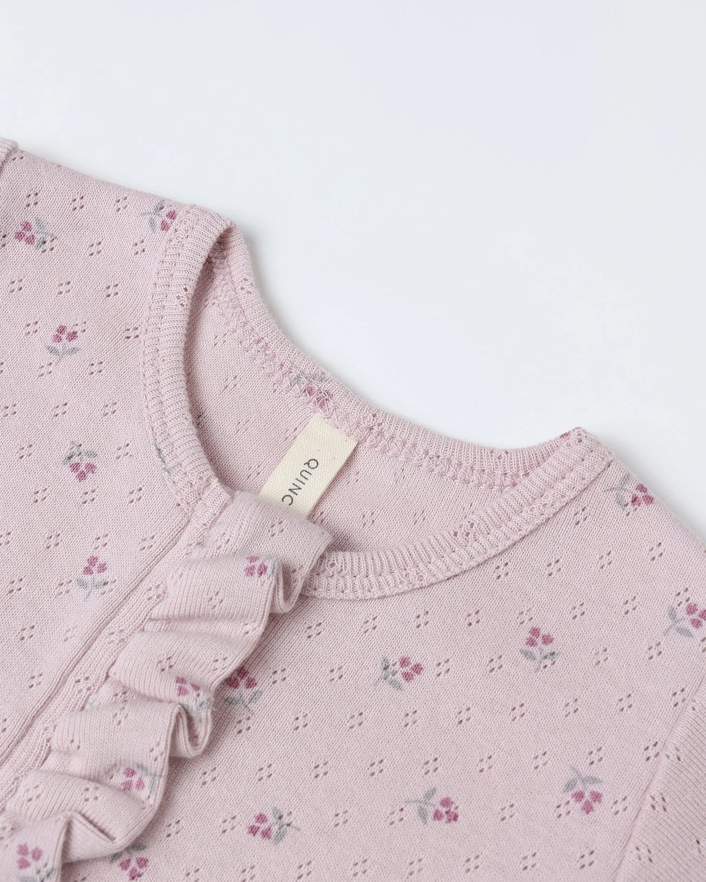 Ruffle Jumpsuit || Lilac Ditsy