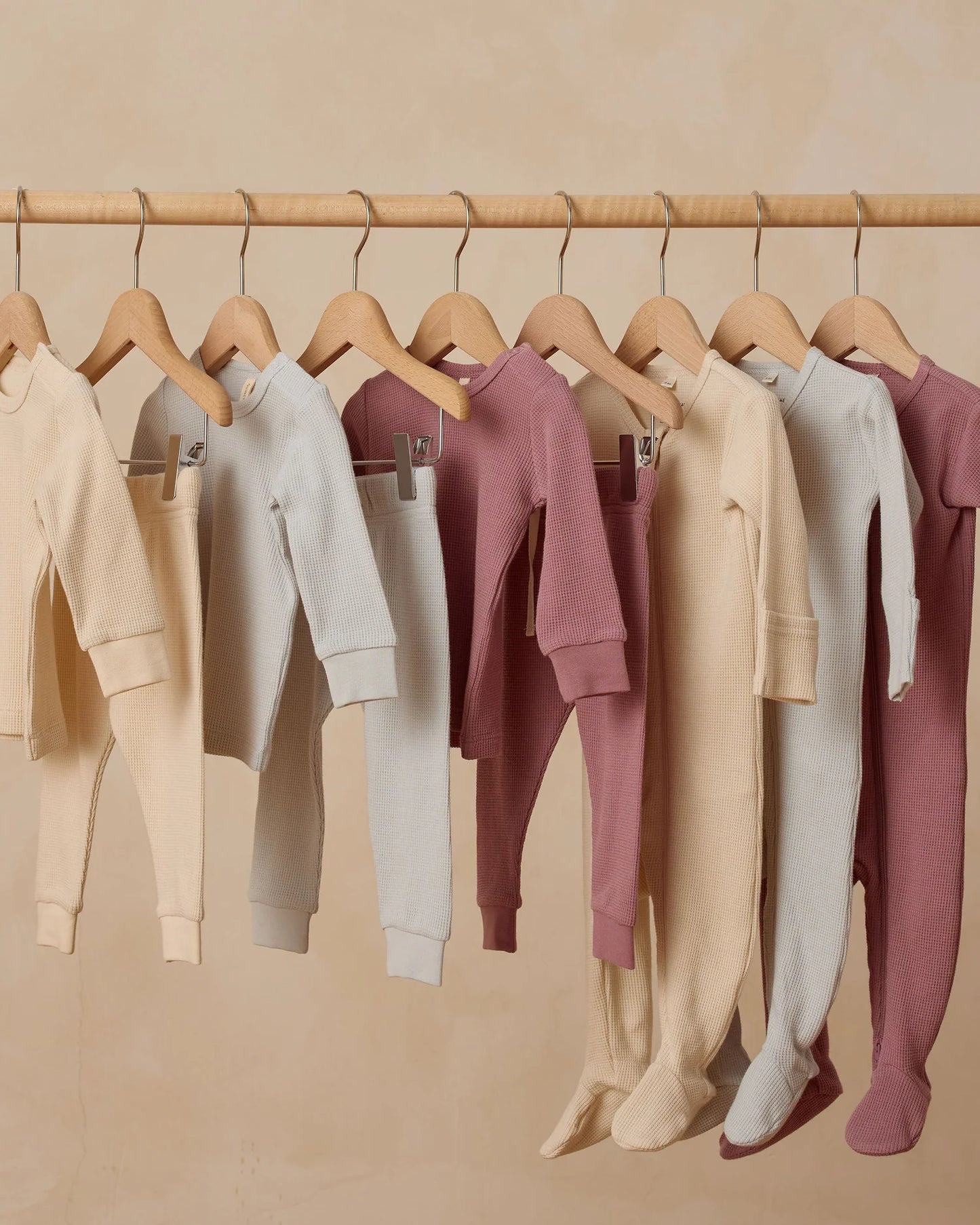 Waffle Sleep Set || Ice Blue