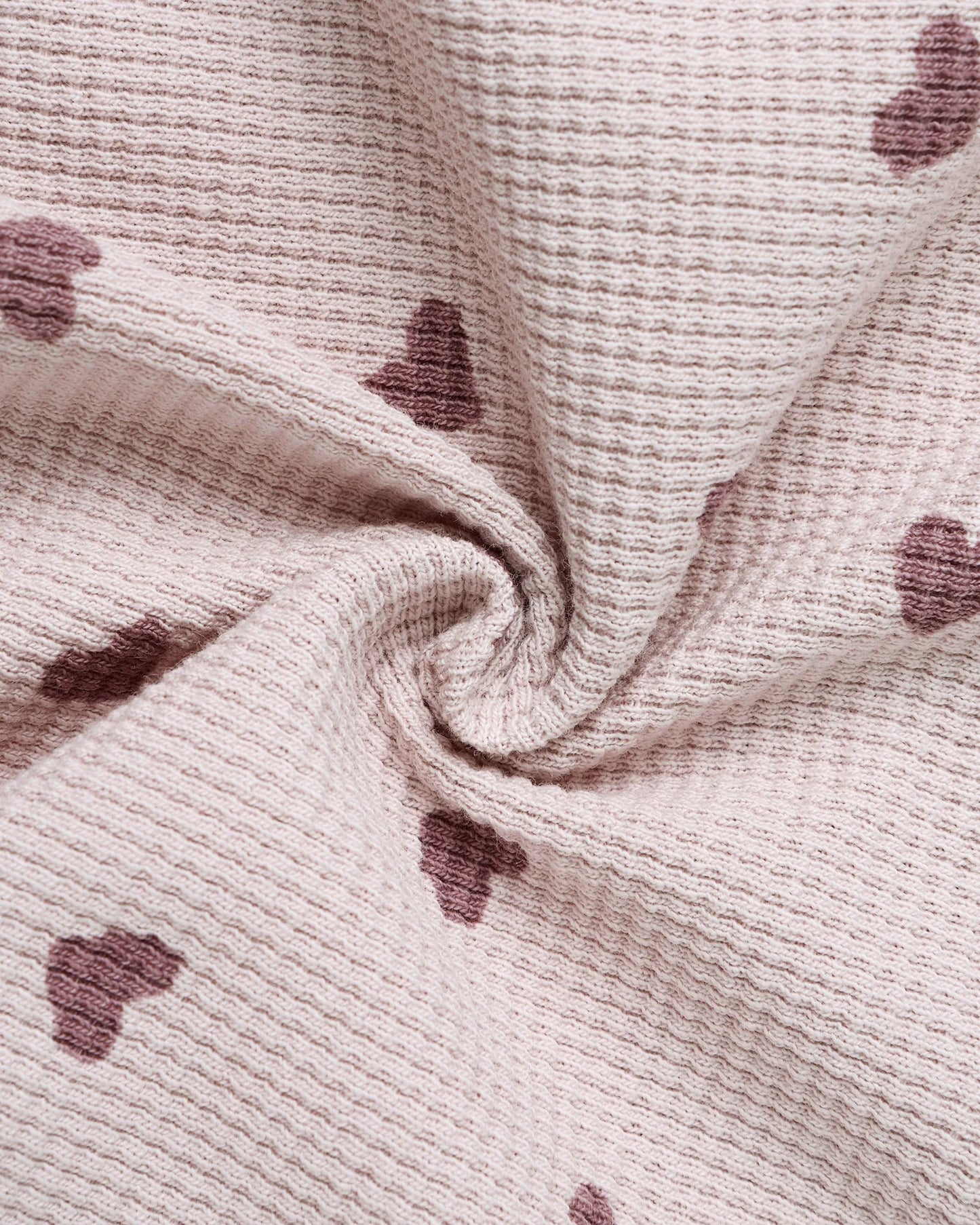 Waffle Slouch Set || Hearts