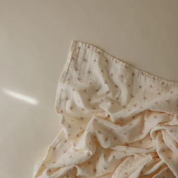 Organic Cotton Muslin Swaddle Blanket