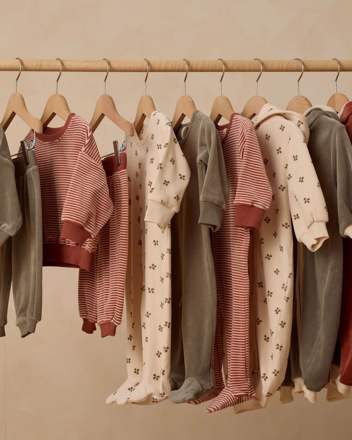 Velour Zip Jumpsuit || Holly Berry