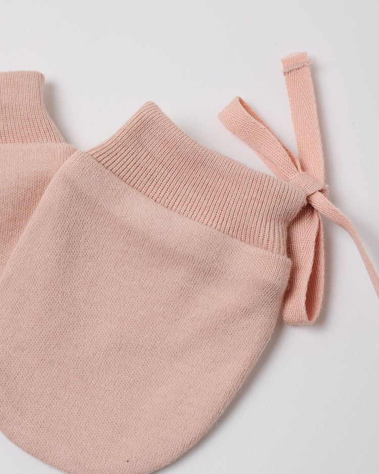 No Scratch Mittens, Set Of 2 | Floral Vine & Dusty Rose