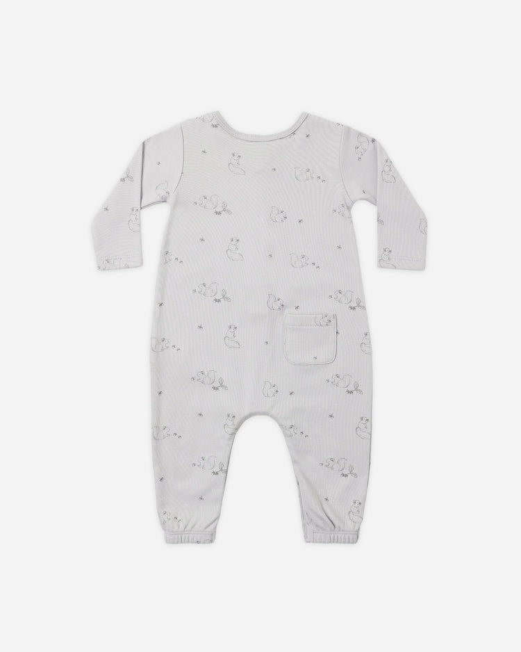 Long Sleeve Jumpsuit | Squirrel