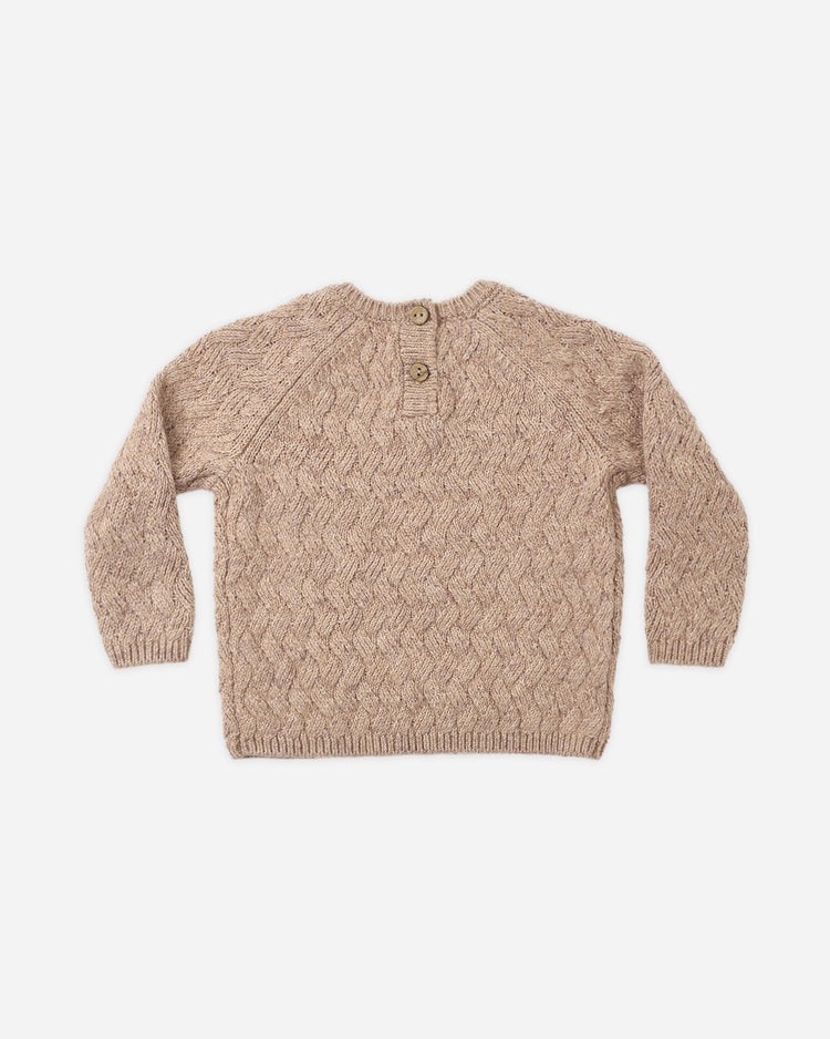 Knit Sweater + Knit Pant | Heathered Almond