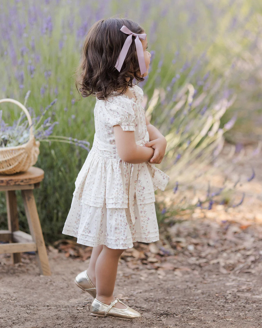 Annette Dress | Floral Stripe
